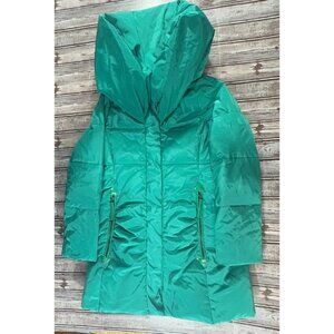 Denis Simachev puffer coat Jacket Size 38 color green *